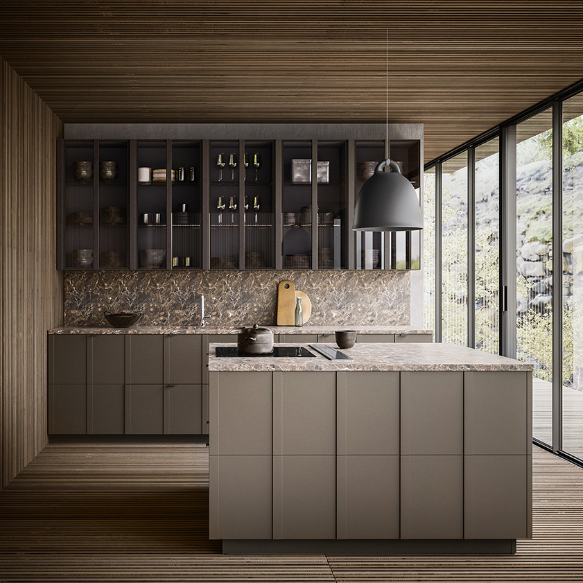 cucina con isola